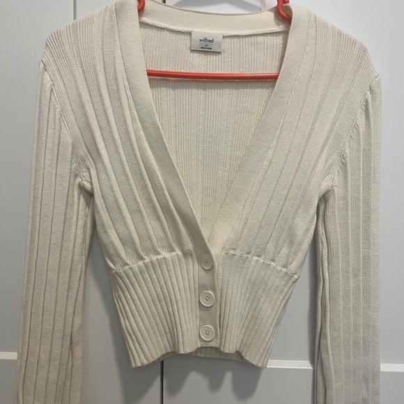 Aritzia Wilfred Plunge Front Cardigan XS - Picture 2 of 6